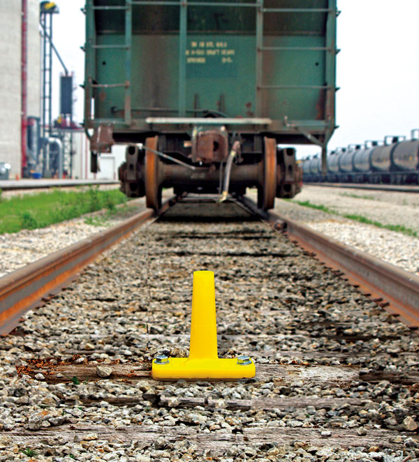 Track Clearance Marker - Exposed Rail clearance marker, clearance sign, clearance signs