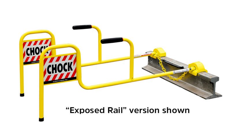 Ergonomic "C-1" Double Chock w/Flag - Flush Rail