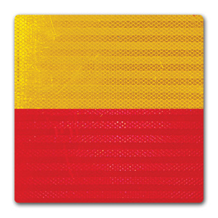 Item #: 4015-97 RED/YELLOW Be Prepared to Stop Sign Plate