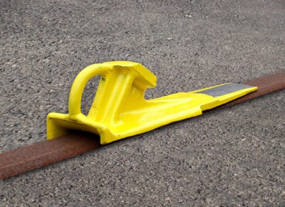 Aldon cast steel railroad skate