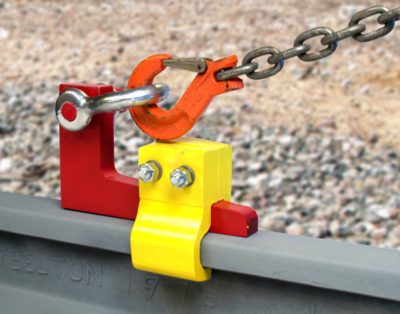 Aldon crane rail puller tugger for dragging crane rail