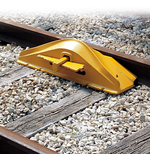 Aldon burlington style railroad rerailers for rerailing rail cars