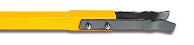 Aldon railcar center pin lifting tongs for replacing AAR truck center pins