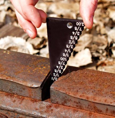 Aldon railroad step measurement gauge