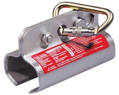 Aldon sliding rail anchors for rail fall protection on rail road bridges and overpasses