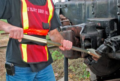 Aldon railroad brake hose wrench for rail car air brakes