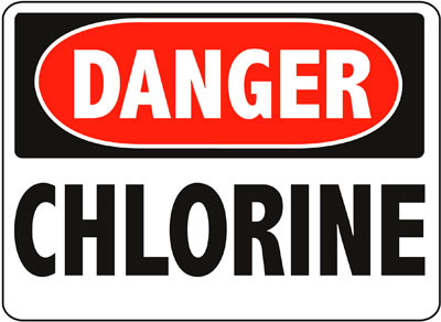 Danger - Chlorine Sign