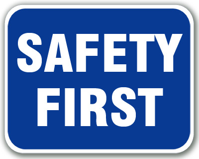 Safety First (Blue)
