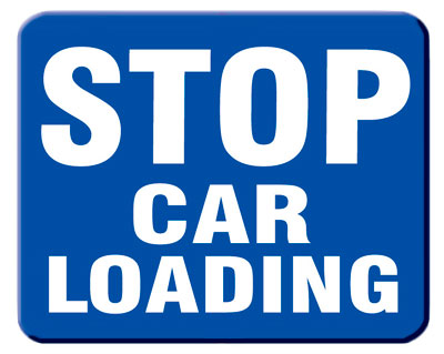 Item #: 6SCL-B Stop Car Loading (Blue)