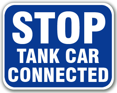 Stop Tank Car Connected (Blue)