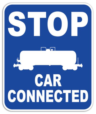 Item #: 7STCC-B ENHANCED Stop Tank Car Connected (Blue)