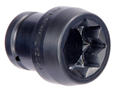 Item #: 4124-110 Square Drive 8 Point Deep 1 Size: 1-1/4" Broach Depth: