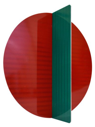 Item #: 4015-324-UP Switch Target, 18 Rd. Red w/5 x 18 Green Targets
