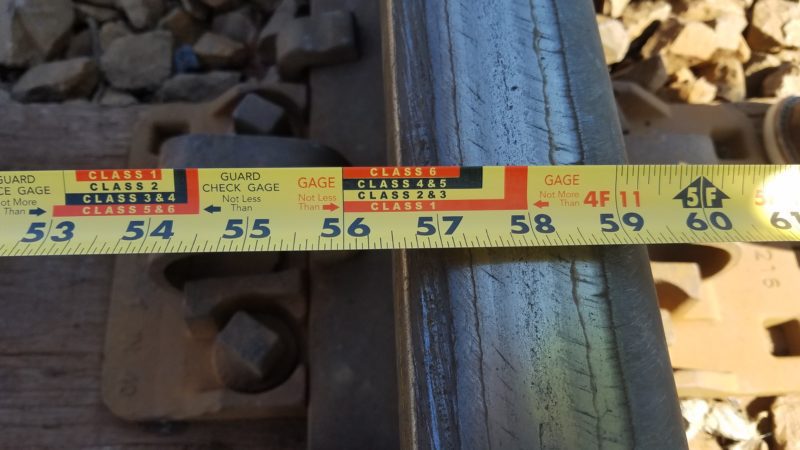 Item #:4124-316 Track Inspector Tape Measure Close Up Detail