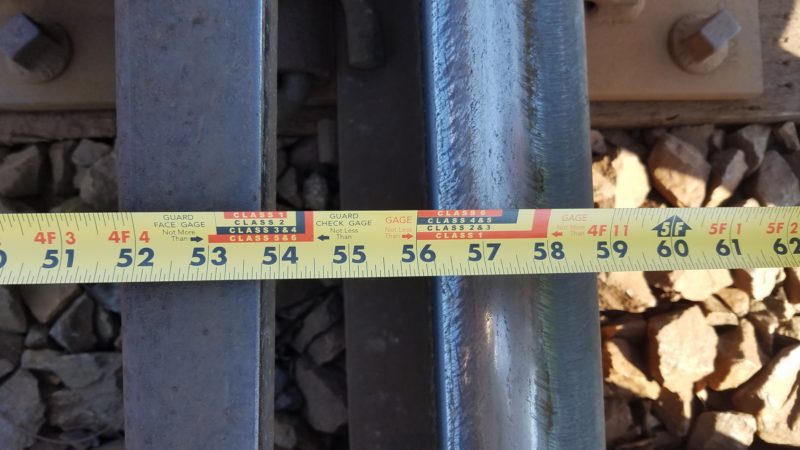 Item #:4124-316 Track Inspector Tape Measure Close Up Detail