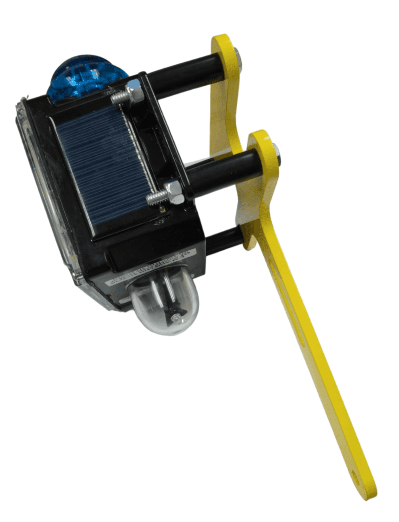Flashing Solar Combo Light w/Mounting Bracket