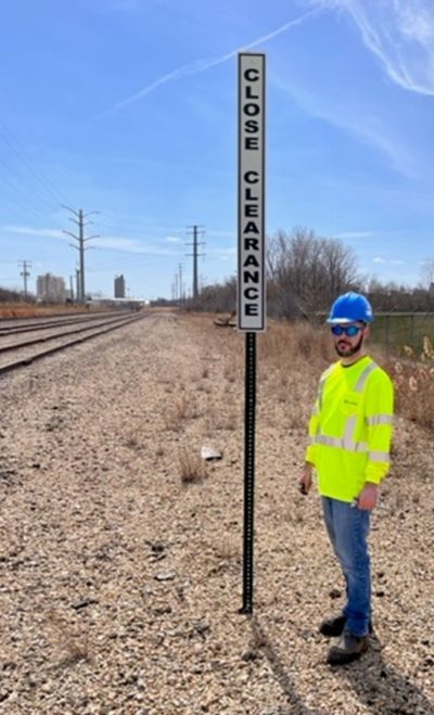 10 FT. Steel Sign Pole
