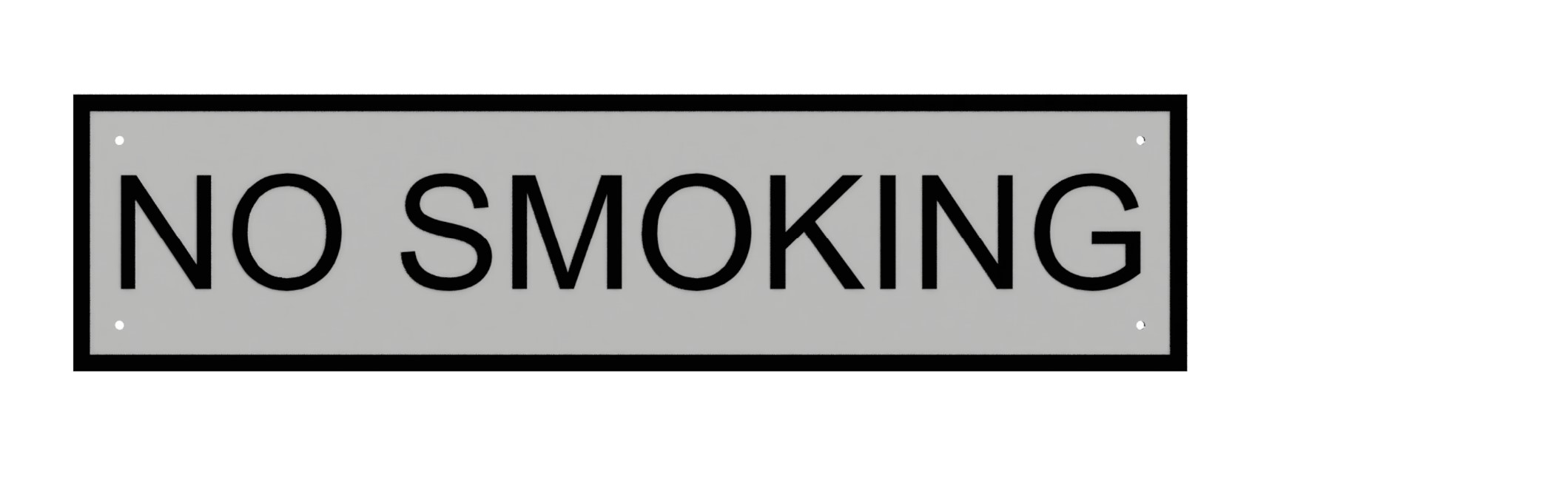 thumbnail interactive-video image 1 of AfterPrints Young Lungs At Play No Smoking Sign – 8x12 Inch Aluminum Metal – Made In USA 1 of 3