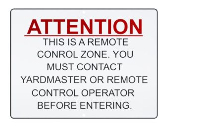 Remote Sign, UPRR STD DWG 0556