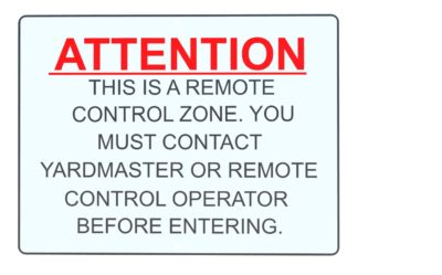 Remote Sign, UPRR STD DWG 0556
