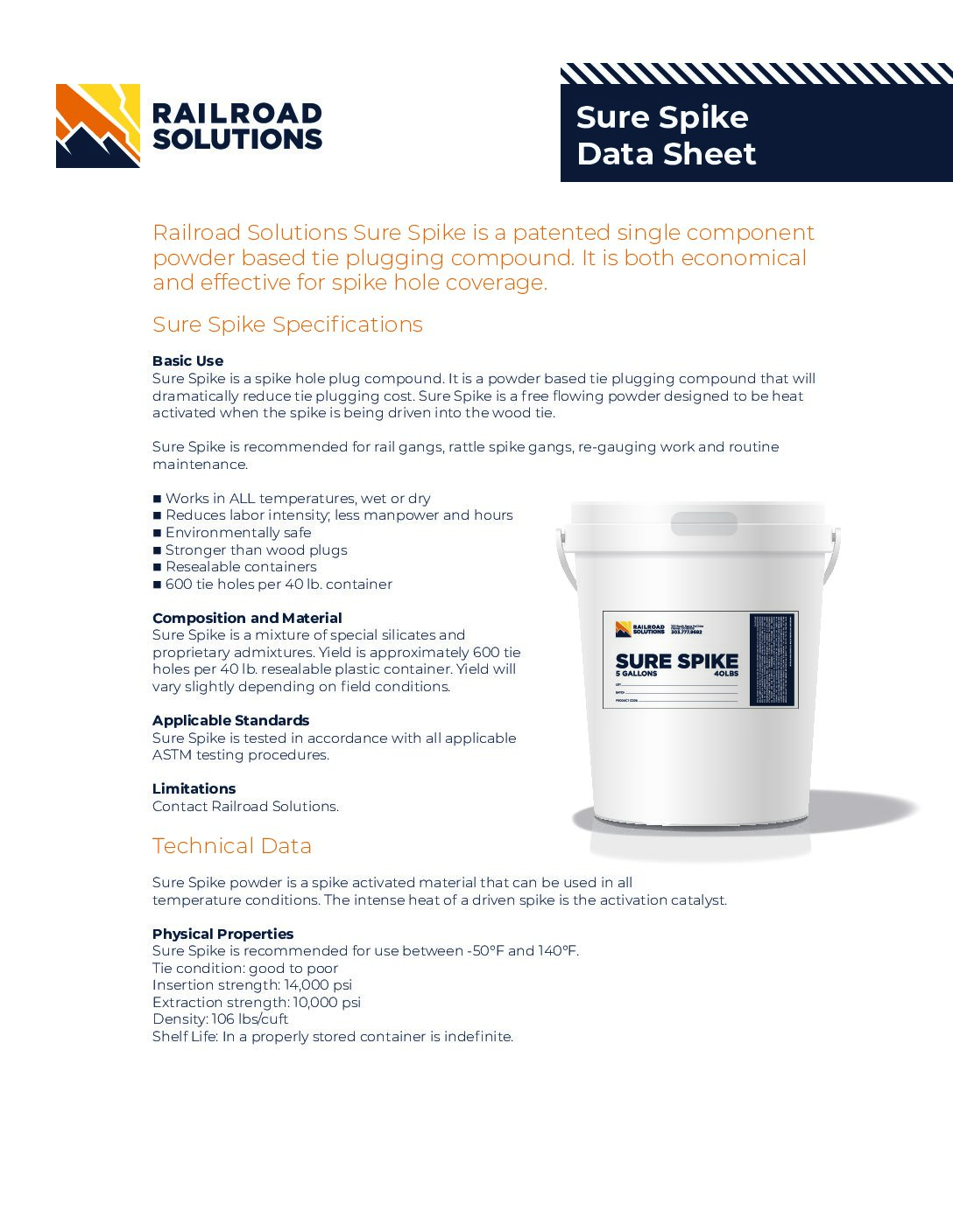 Sure Spike Data Sheet