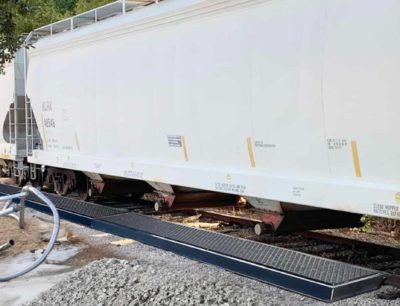 Pellet Composite Track Pan, "Side Pan" Only, 20' System