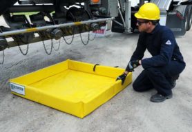 Ultra-Containment Berm Mini Foam Wall Berm, 2′ x 2′ x 6″