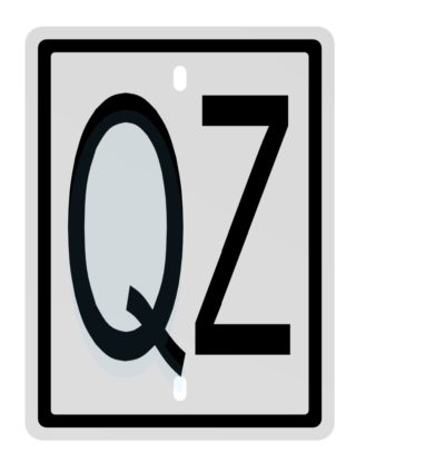 Sign No. 155, Quiet Zone "QZ"