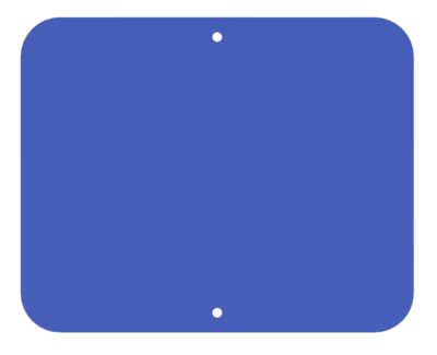 Blank Blue Sign