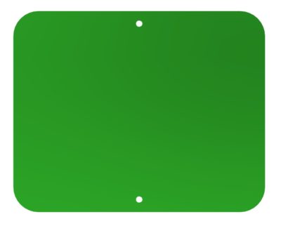 Blank Green Sign
