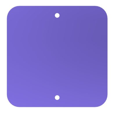Blank Purple Sign