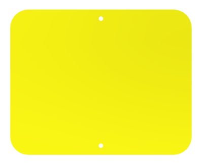 Blank Yellow Sign (Caution)