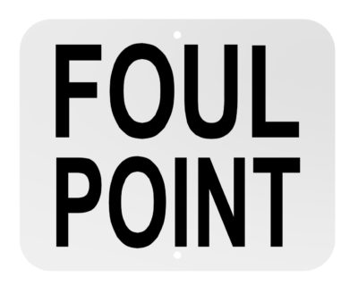 Foul Point Sign