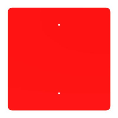 Blank Red 24" x 24" Sign (STOP)