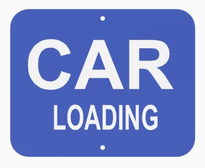 Car Loading (Blue)
